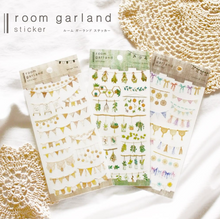 Charger l&#39;image dans la galerie, new design! room garland sticker &quot;interior green&quot;
