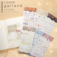 Charger l&#39;image dans la galerie, new design! room garland sticker &quot;interior green&quot;
