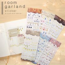 Load image into Gallery viewer, new design! room garland sticker &quot;beige flag&quot;
