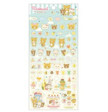 Carica l&#39;immagine nel visualizzatore di Gallery, Rilakkuma sticker &quot;Funny amusement park&quot; (Blue)
