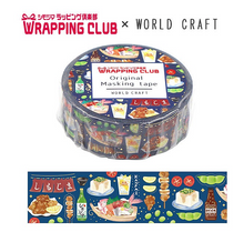 Charger l&#39;image dans la galerie, Shimojima×WORLD CRAFT Limited Edition &quot;Izakaya(居酒屋) Shimojima&quot; washi tape
