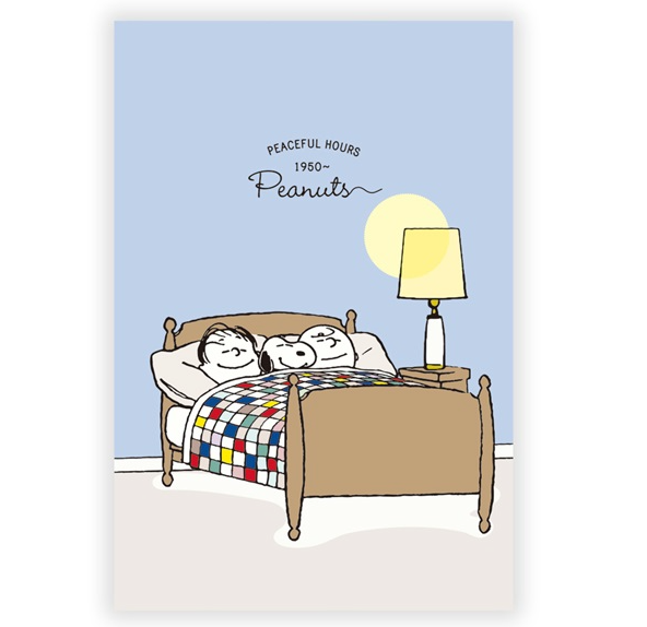 Snoopy PEACEFUL HOUSE Post card 