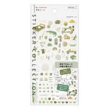 Carica l&#39;immagine nel visualizzatore di Gallery, Notebook sticker &quot;Color&quot;-Moss green-
