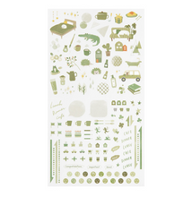 Carica l&#39;immagine nel visualizzatore di Gallery, Notebook sticker &quot;Color&quot;-Moss green-
