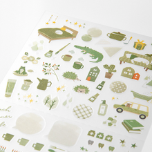 Carica l&#39;immagine nel visualizzatore di Gallery, Notebook sticker &quot;Color&quot;-Moss green-
