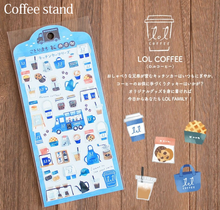 Carica l&#39;immagine nel visualizzatore di Gallery, Washi sticker &quot;Kotorimachi Shopping street&quot; Kitchen car series 2-Coffee stand-
