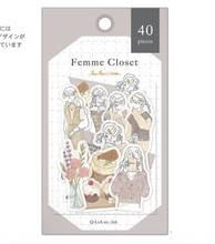 Lade das Bild in den Galerie-Viewer, Femme Closet flake sticker 2 &quot;Creamy latte&quot;
