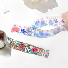 Carica l&#39;immagine nel visualizzatore di Gallery, Special stained glass Clear tape &quot;Dream flower&quot;
