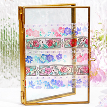 Carica l&#39;immagine nel visualizzatore di Gallery, Special stained glass Clear tape &quot;Dream flower&quot;
