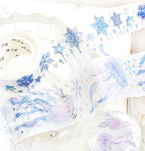 Carica l&#39;immagine nel visualizzatore di Gallery, Special winter washi &quot;Crystal of snow&quot;
