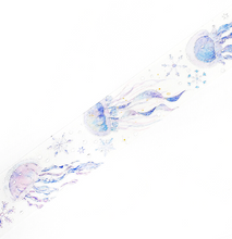 Carica l&#39;immagine nel visualizzatore di Gallery, Special winter washi &quot;Snow jellyfish&quot;
