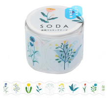 Lade das Bild in den Galerie-Viewer, Clear tape SODA -wildflowers-
