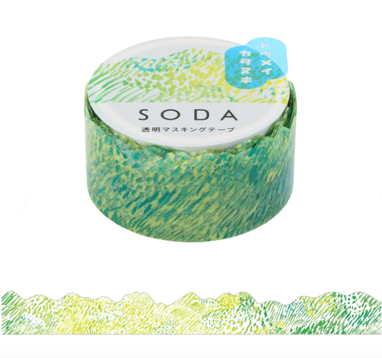 Clear tape SODA Die cut -mountains-