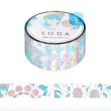 Charger l&#39;image dans la galerie, Clear tape SODA Aurora foil -mirror-
