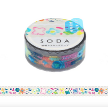 Charger l&#39;image dans la galerie, Clear tape SODA Die cut -petal-
