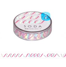 Charger l&#39;image dans la galerie, Clear tape SODA aurora foil -ribbon-
