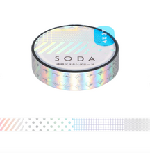 Carica l&#39;immagine nel visualizzatore di Gallery, Clear tape SODA aurora foil -mix2-
