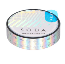 Carica l&#39;immagine nel visualizzatore di Gallery, Clear tape SODA aurora foil -mix2-
