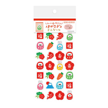 Load image into Gallery viewer, 2023 &quot;Hagaki deco seal&quot; (Daruma Rabbit) sheet sticker
