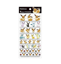 Carica l&#39;immagine nel visualizzatore di Gallery, 4size STICKERS Pokemon &quot;Eevee friends&quot;
