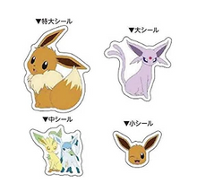 Carica l&#39;immagine nel visualizzatore di Gallery, 4size STICKERS Pokemon &quot;Eevee friends&quot;
