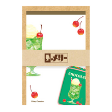 Charger l&#39;image dans la galerie, Loft Mery Furukawashiko Limited Edition &quot;Bursting Candy Chocolate&quot;mini letter set -Melon Cream Soda-
