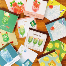 Carica l&#39;immagine nel visualizzatore di Gallery, Loft Mery Furukawashiko Limited Edition &quot;Bursting Candy Chocolate&quot; Memo pads -Lemon Squash-
