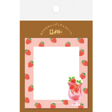 Carica l&#39;immagine nel visualizzatore di Gallery, Loft Mery Furukawashiko Limited Edition &quot;Bursting Candy Chocolate&quot;Sticky note -Strawberry Soda-
