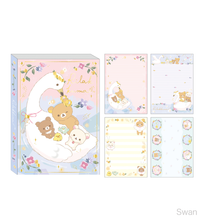 Carica l&#39;immagine nel visualizzatore di Gallery, 2022 Dec Rilakkuma memo &quot;Swan and Golden Flower&quot;(Swan)
