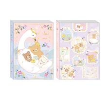 Carica l&#39;immagine nel visualizzatore di Gallery, 2022 Dec Rilakkuma memo &quot;Swan and Golden Flower&quot;(Swan)
