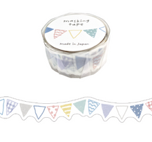 Charger l&#39;image dans la galerie, Hokkori(ほっこり)washi tape &quot;Garland&quot; Die cut masking tape
