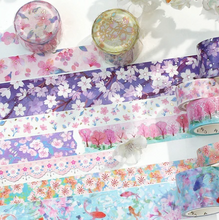 Lade das Bild in den Galerie-Viewer, Washi tape &quot;Sakura Limited/Pure white night&quot;
