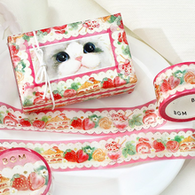 Carica l&#39;immagine nel visualizzatore di Gallery, MASKING TAPE LIFE &quot;foil stamping&quot; -lace· strawberry sweets-
