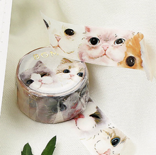 Lade das Bild in den Galerie-Viewer, MASKING TAPE LIFE &quot;foil stamping&quot; -cat face-
