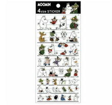 Charger l&#39;image dans la galerie, 4size STICKERS moomin &quot;chracter mix&quot;  from Japan
