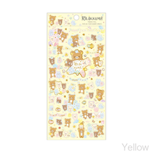 Carica l&#39;immagine nel visualizzatore di Gallery, Rilakkuma sticker &quot;Smilingly happy for you&quot;(Yellow)
