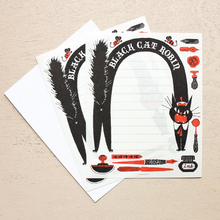 Charger l&#39;image dans la galerie, Black cat ROBIN letter set
