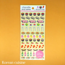 Carica l&#39;immagine nel visualizzatore di Gallery, 【Reproduction by popular vote!】chocotto seal &quot;Korean cuisine/Ramen/Sushi&quot;
