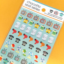 Carica l&#39;immagine nel visualizzatore di Gallery, 【Reproduction by popular vote!】chocotto seal &quot;Retro appliances/Calendar&quot;
