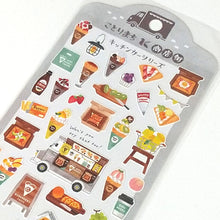 Carica l&#39;immagine nel visualizzatore di Gallery, Washi sticker &quot;Kotorimachi Shopping street&quot; Kitchen car series 2-Crepe shop-
