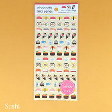 Carica l&#39;immagine nel visualizzatore di Gallery, 【Reproduction by popular vote!】chocotto seal &quot;Korean cuisine/Ramen/Sushi&quot;
