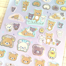 Carica l&#39;immagine nel visualizzatore di Gallery, Rilakkuma sticker &quot;Rilakkuma cuddling up to you&quot;(purple)
