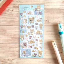 Carica l&#39;immagine nel visualizzatore di Gallery, Rilakkuma sticker &quot;Rilakkuma cuddling up to you&quot;(mint)
