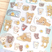 Carica l&#39;immagine nel visualizzatore di Gallery, Rilakkuma sticker &quot;Rilakkuma cuddling up to you&quot;(mint)
