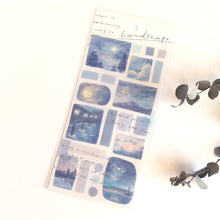 Lade das Bild in den Galerie-Viewer, Landscape Sticker &quot;moonlight/月明かり&quot;
