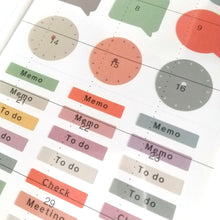 Carica l&#39;immagine nel visualizzatore di Gallery, Translucent Schedule Sticker
