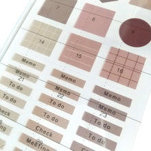 Carica l&#39;immagine nel visualizzatore di Gallery, Translucent Schedule Sticker
