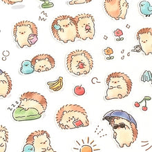 Carica l&#39;immagine nel visualizzatore di Gallery, Sticker Selection &quot;Penguin life/Hedgehog life&quot;
