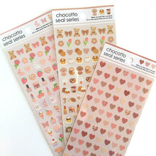 Carica l&#39;immagine nel visualizzatore di Gallery, chocotto seal &quot;Cute Smoky&quot; mini sticker
