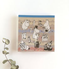 Carica l&#39;immagine nel visualizzatore di Gallery, Moomin square memo pads &quot;Moomin friends&quot;
